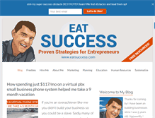 Tablet Screenshot of eatsuccess.com